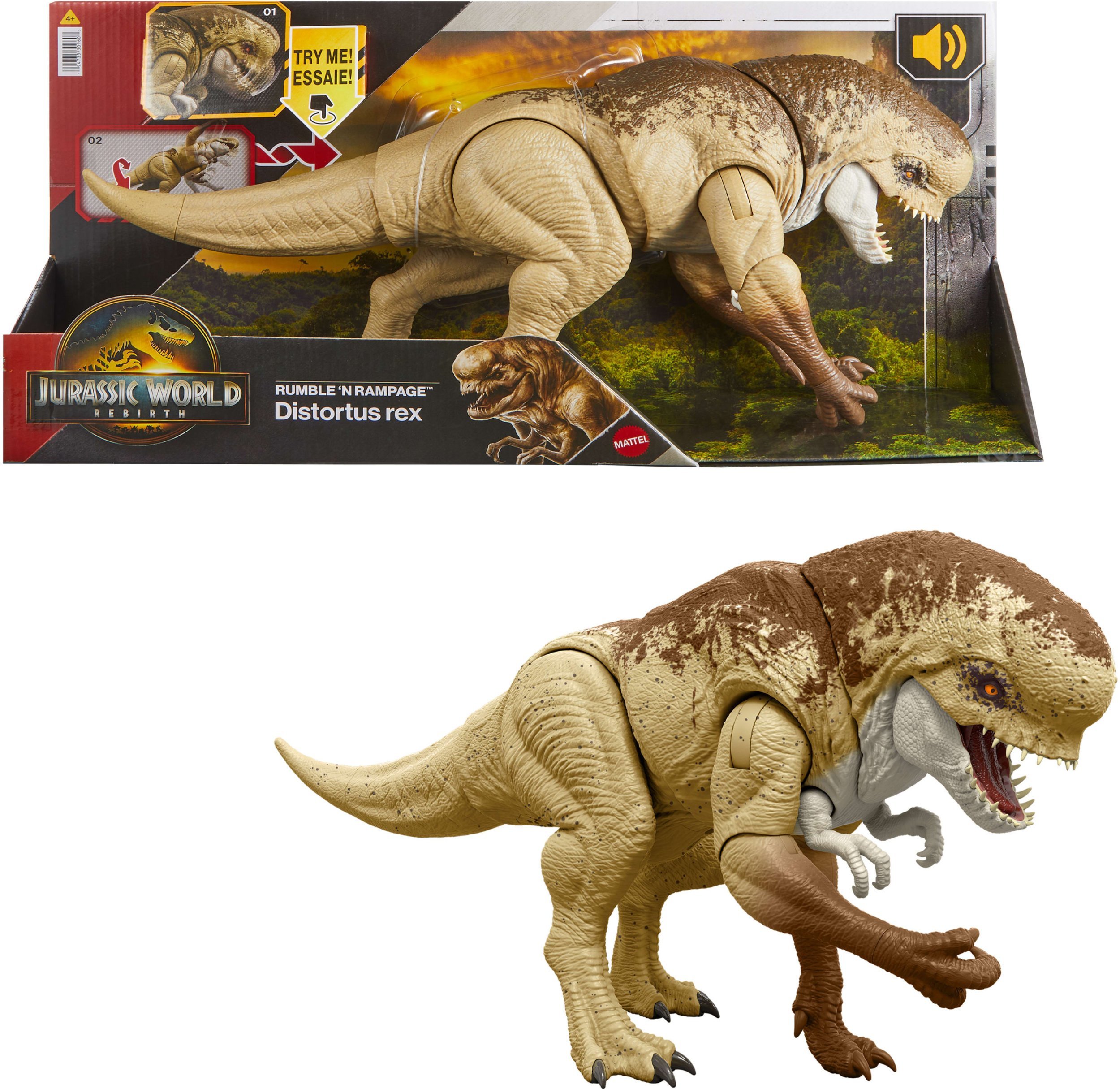 Mattel Jurassic World Rebirth Distortus Rex