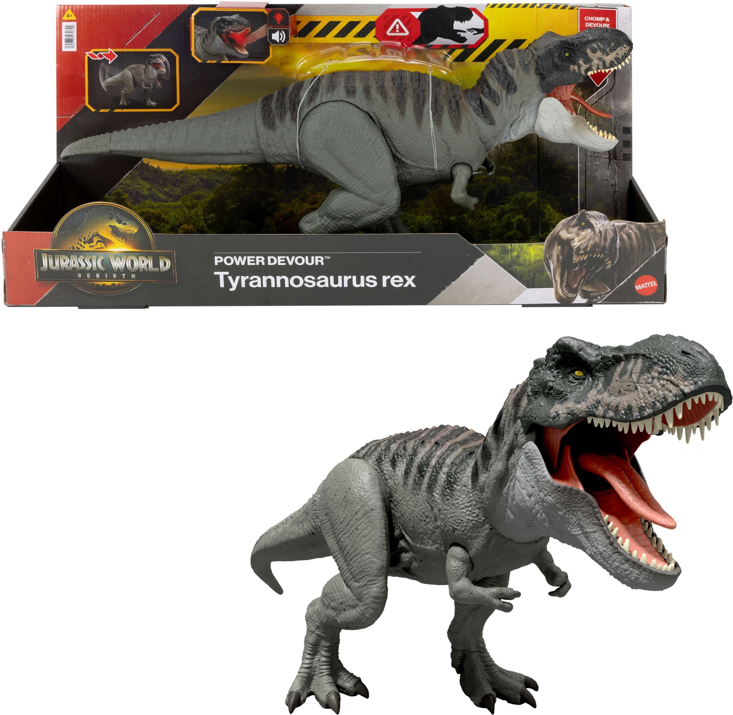 Mattel Jurassic World T-rex Power Devour