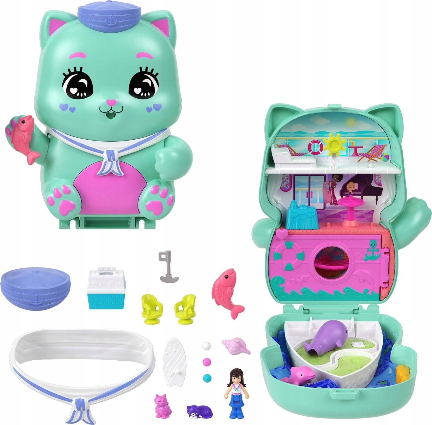 Mattel Polly Pocket Koci rejs (JCR37)
