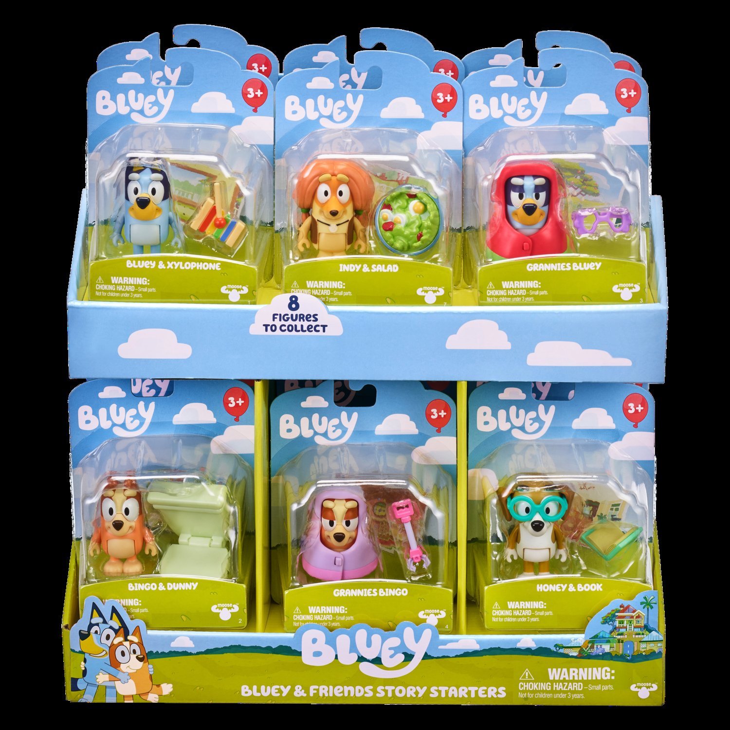 Tm Toys  Bluey 1pak Początek  mix