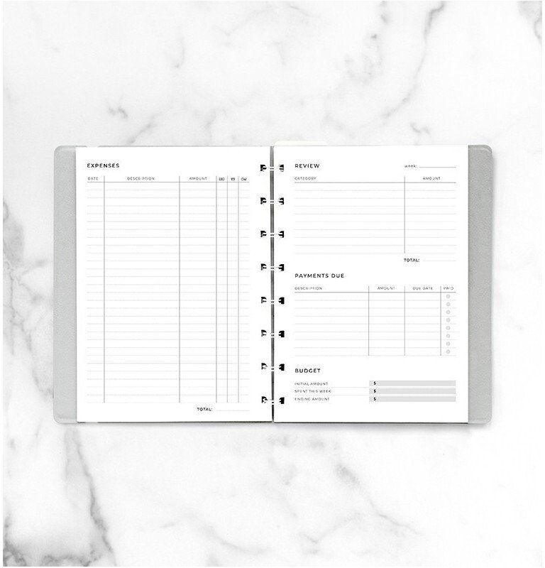 Filofax Budget Planner Notatnik Refill A5