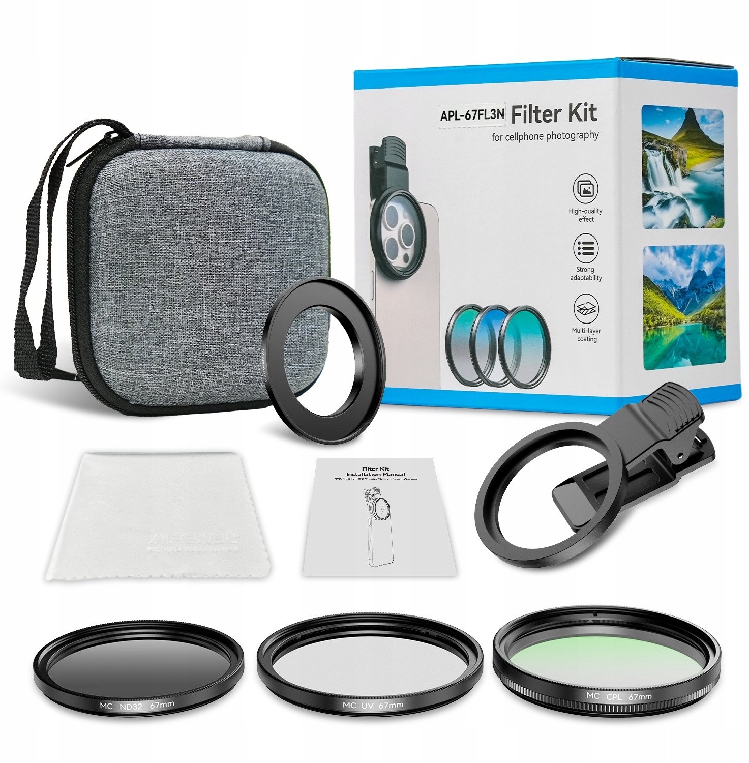Filtr Apexel filtr Cpl / Uv