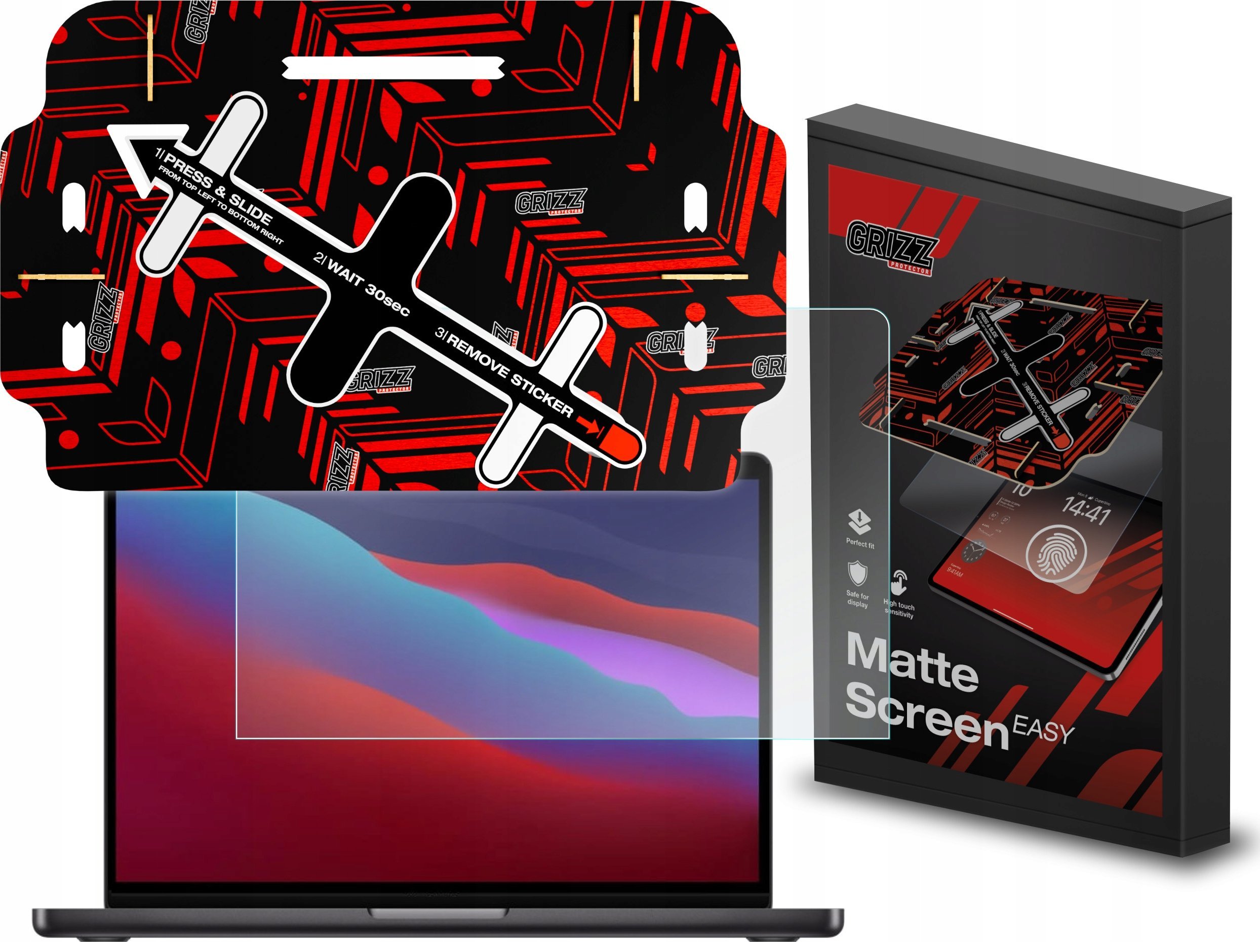 Filtr GrizzGlass  matowa MatteScreen Easy do