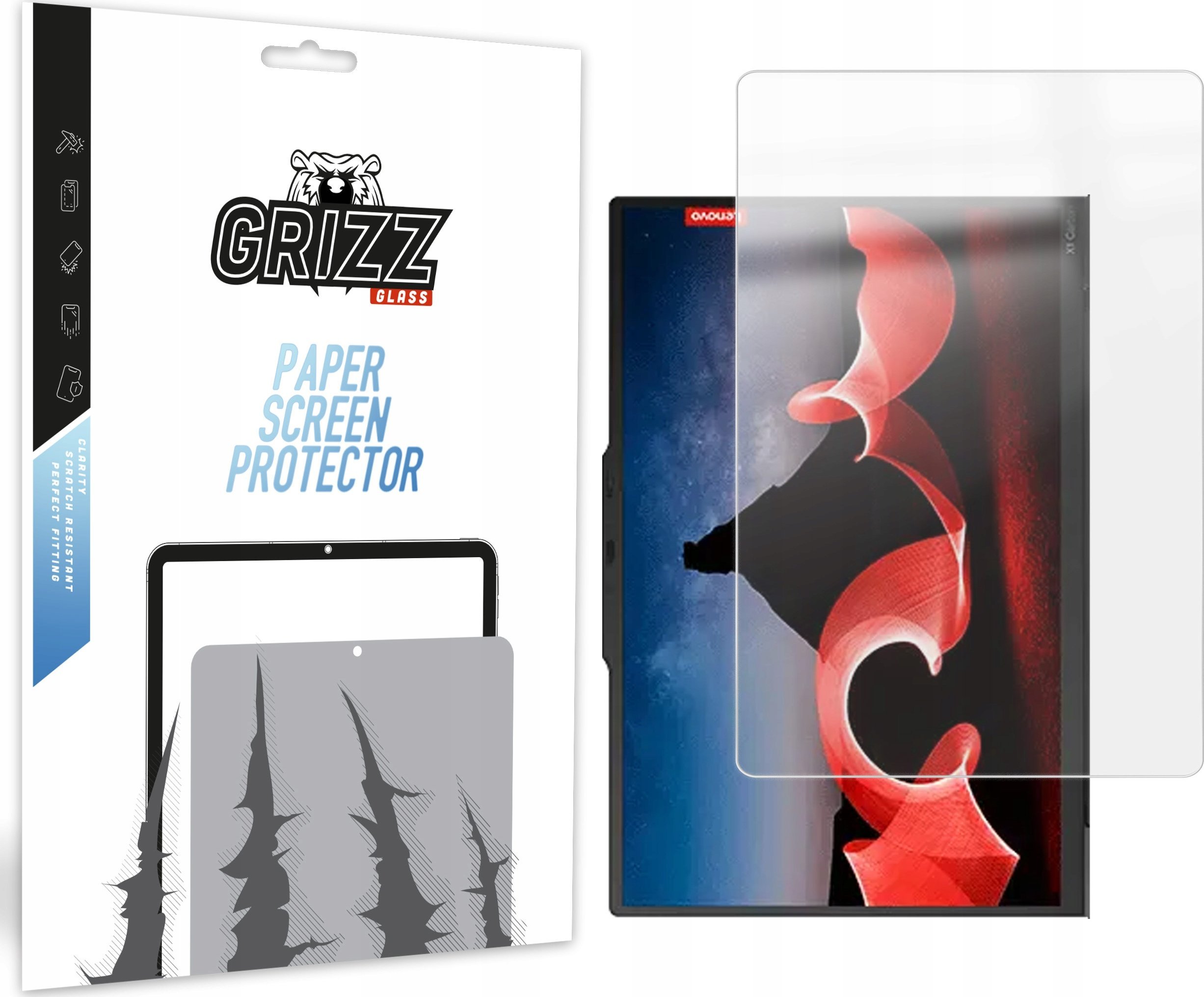 Filtr GrizzGlass matowa PaperScreen do Lenovo