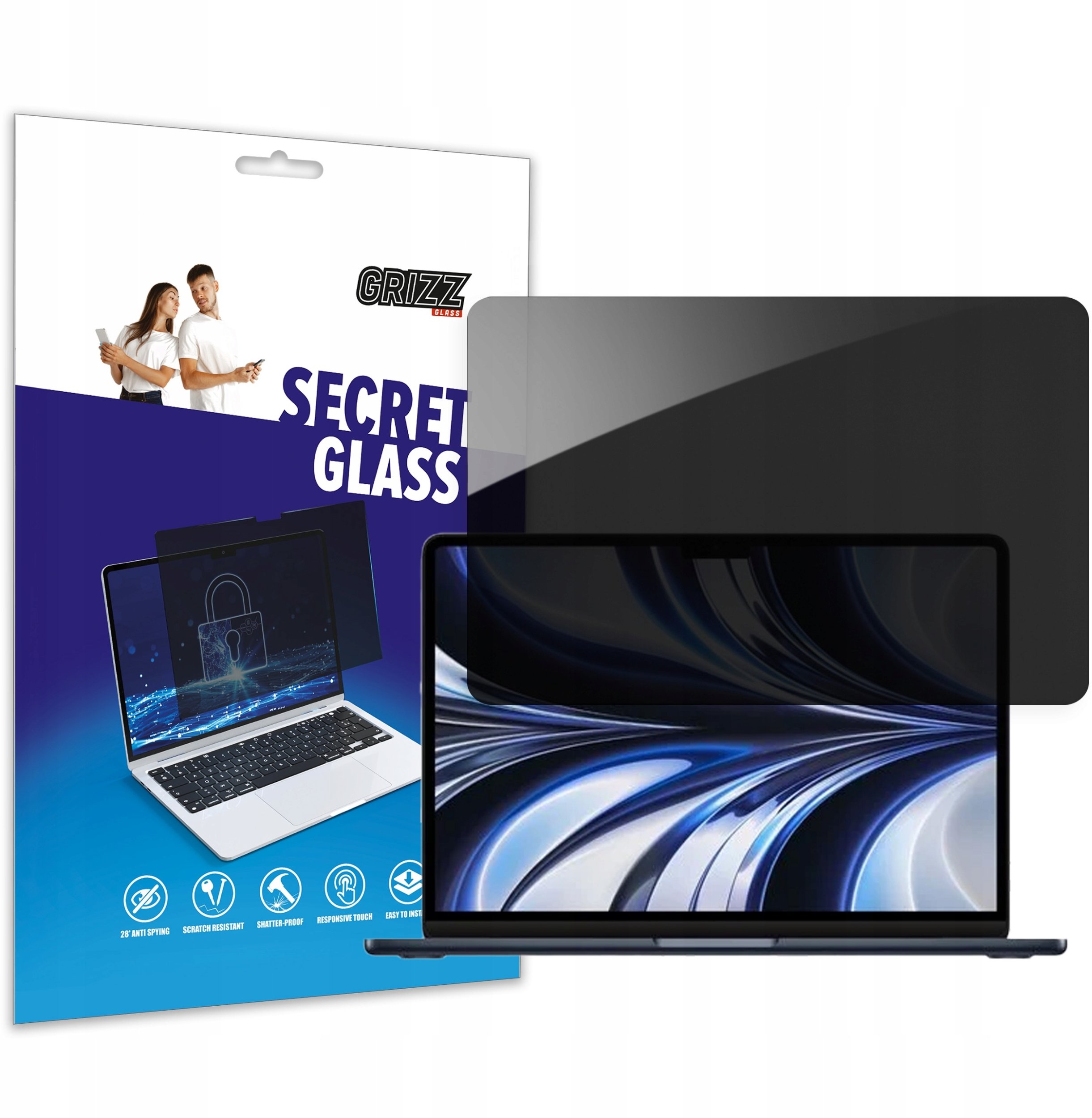 Filtr GrizzGlass szkło prywatyzujące GrizzGlass SecretGlass