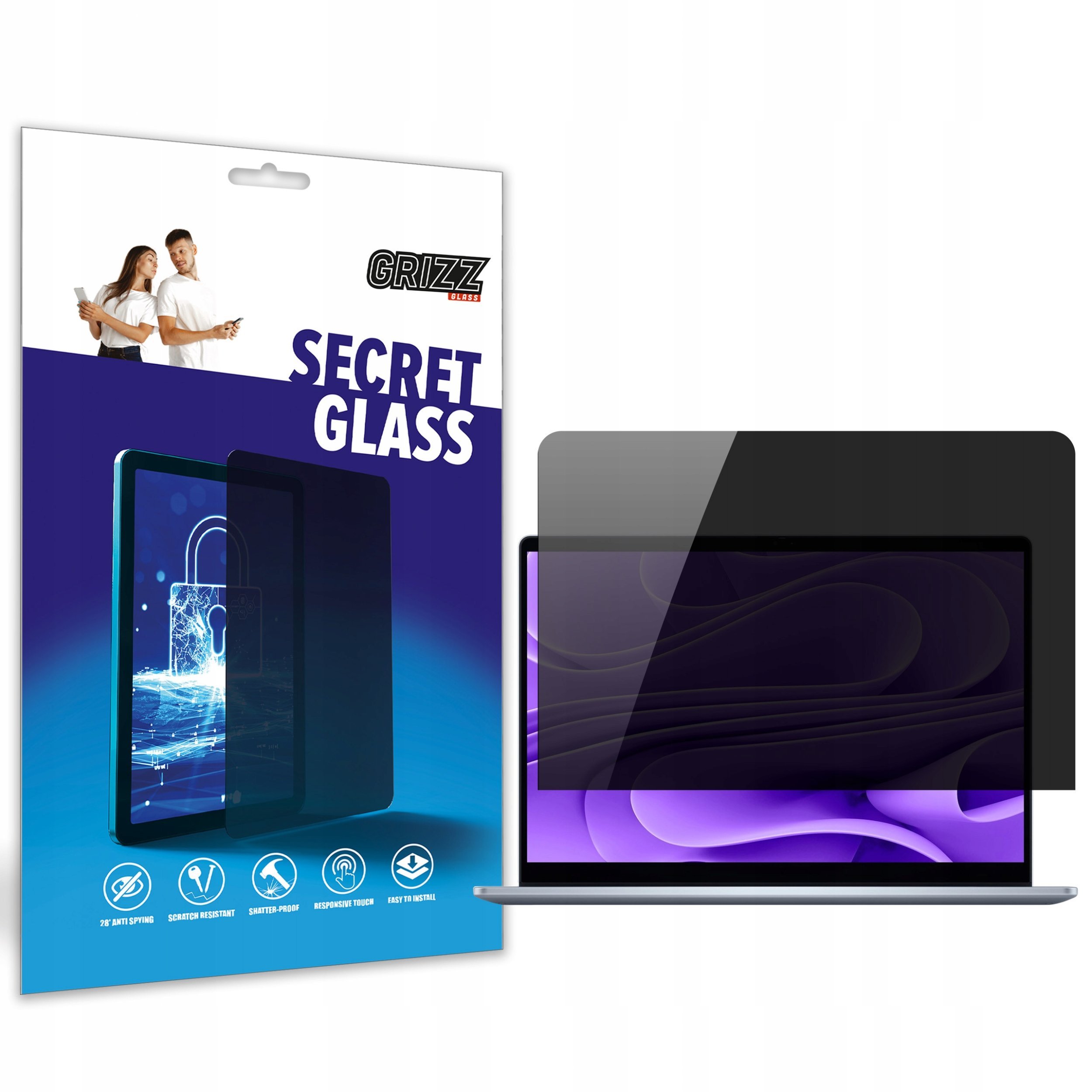 Filtr GrizzGlass  szkło prywatyzujące GrizzGlass SecretGlass