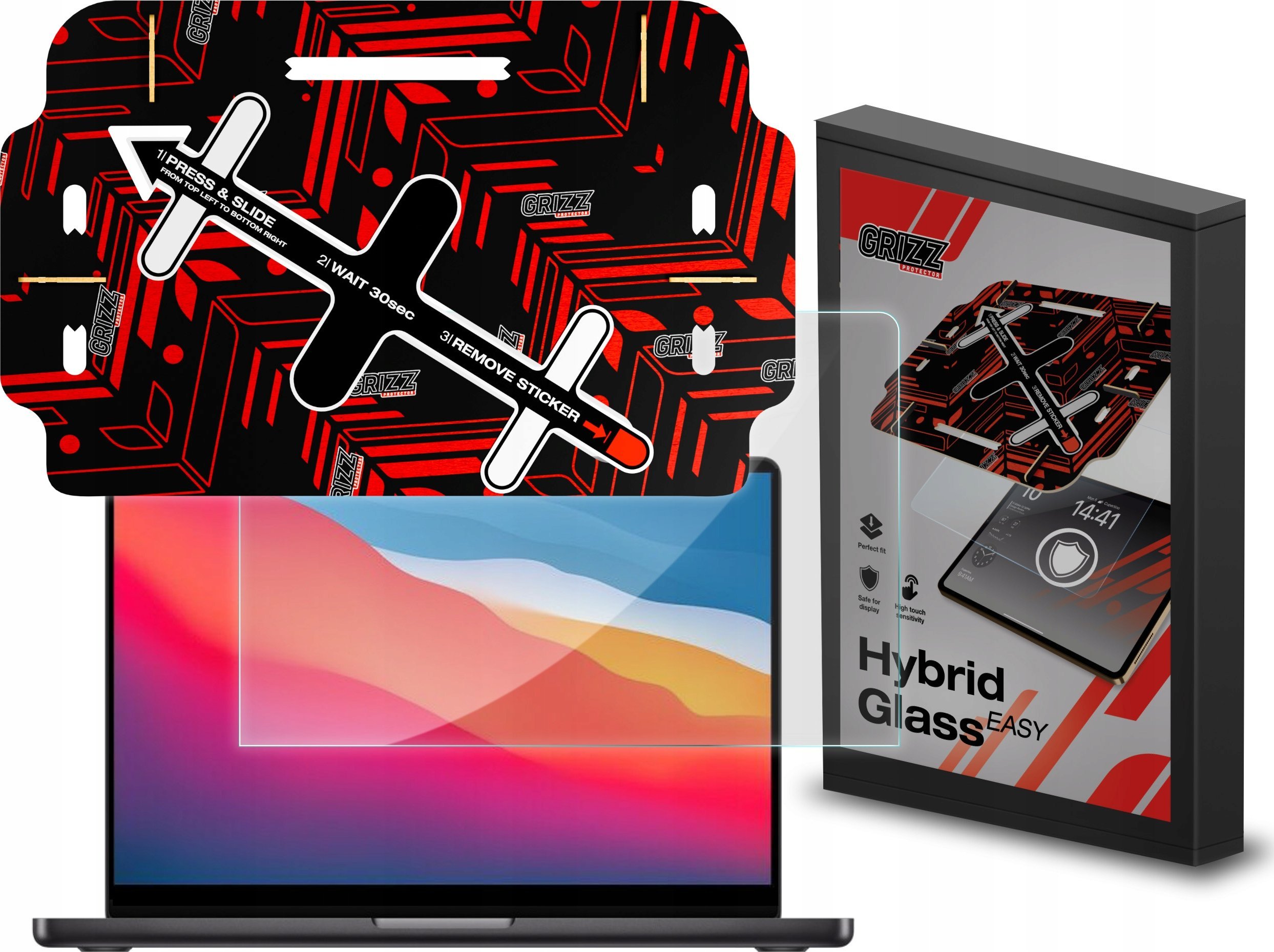 Filtr GrizzGlass HybridGlass Easy do Apple