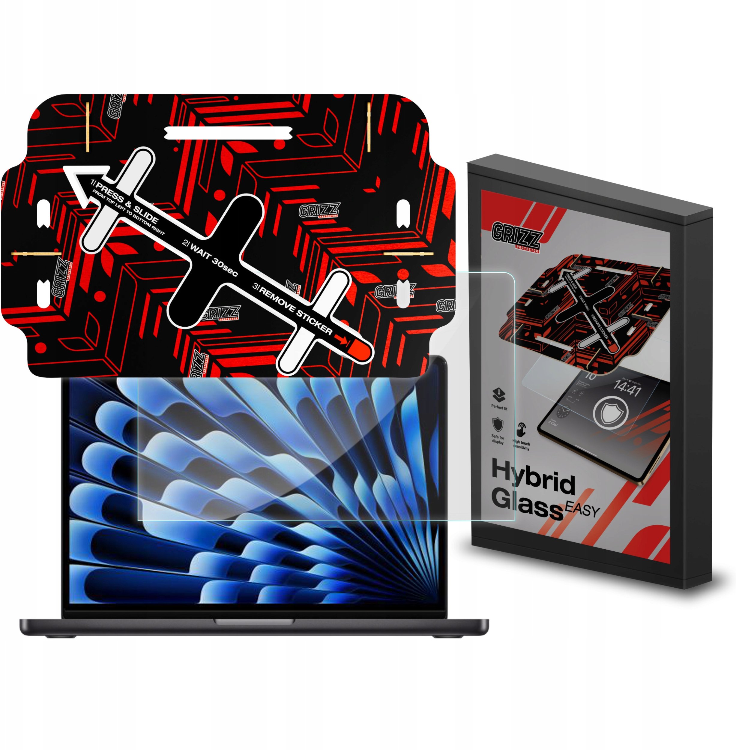 Filtr GrizzGlass HybridGlass Easy do Apple
