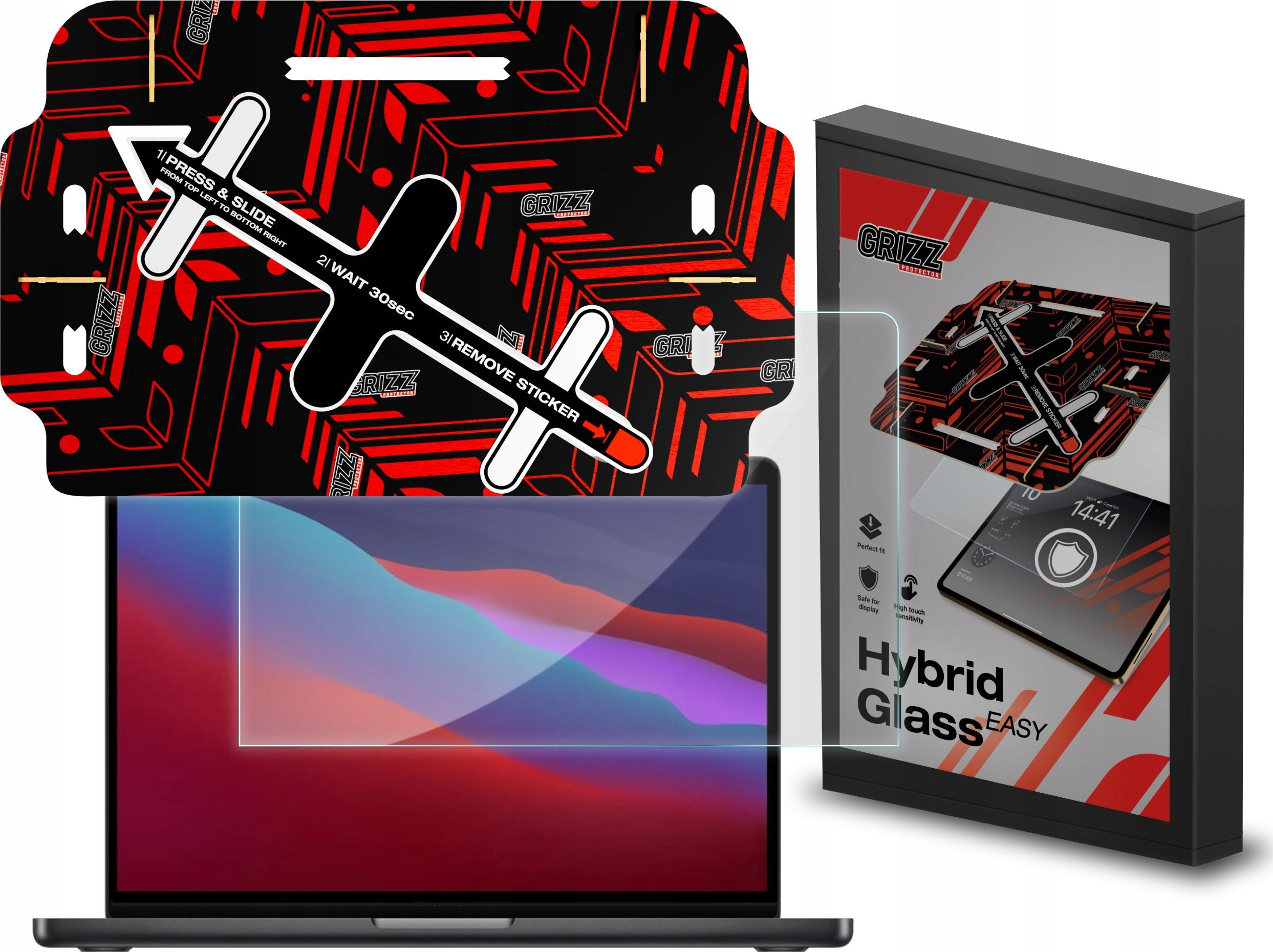 Filtr GrizzGlass   HybridGlass Easy do Apple