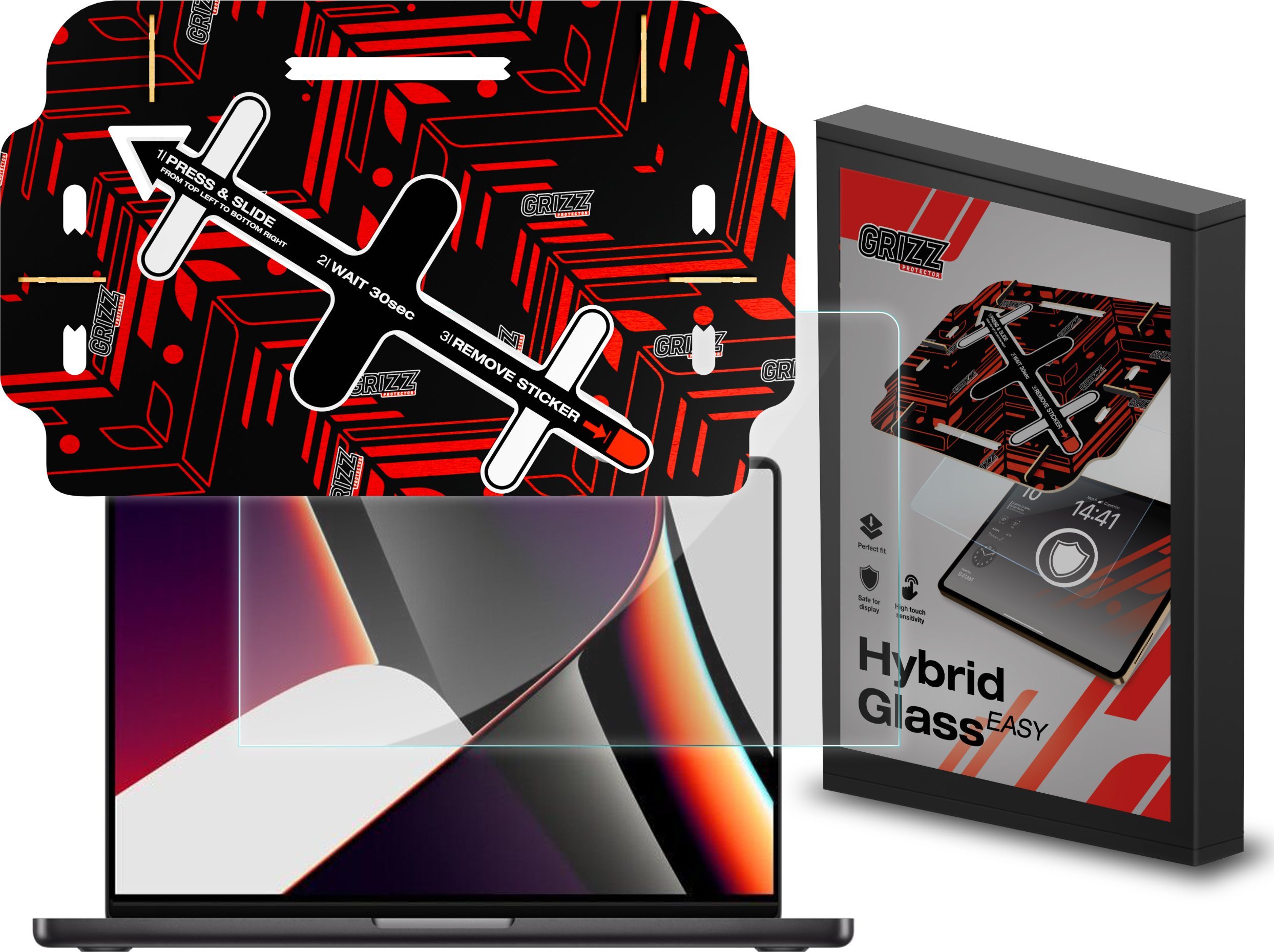 Filtr GrizzGlass HybridGlass Easy do Apple