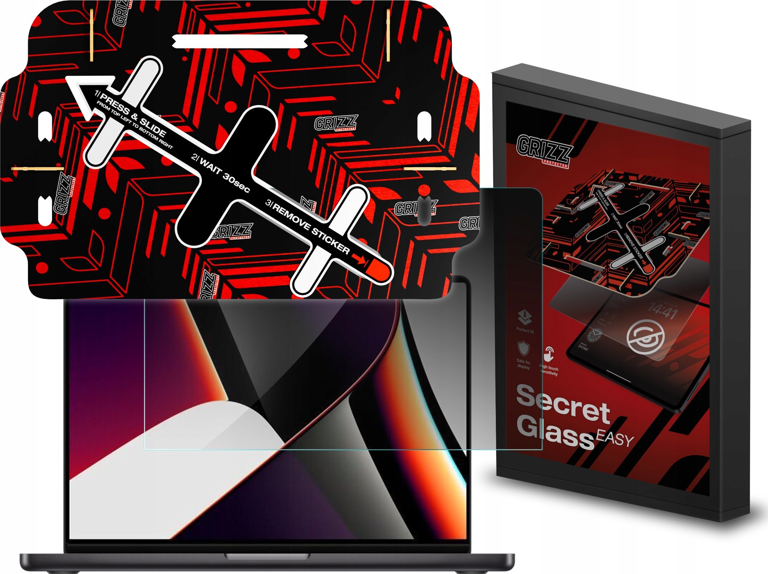 Filtr GrizzGlass prywatyzujące SecretGlass Easy do