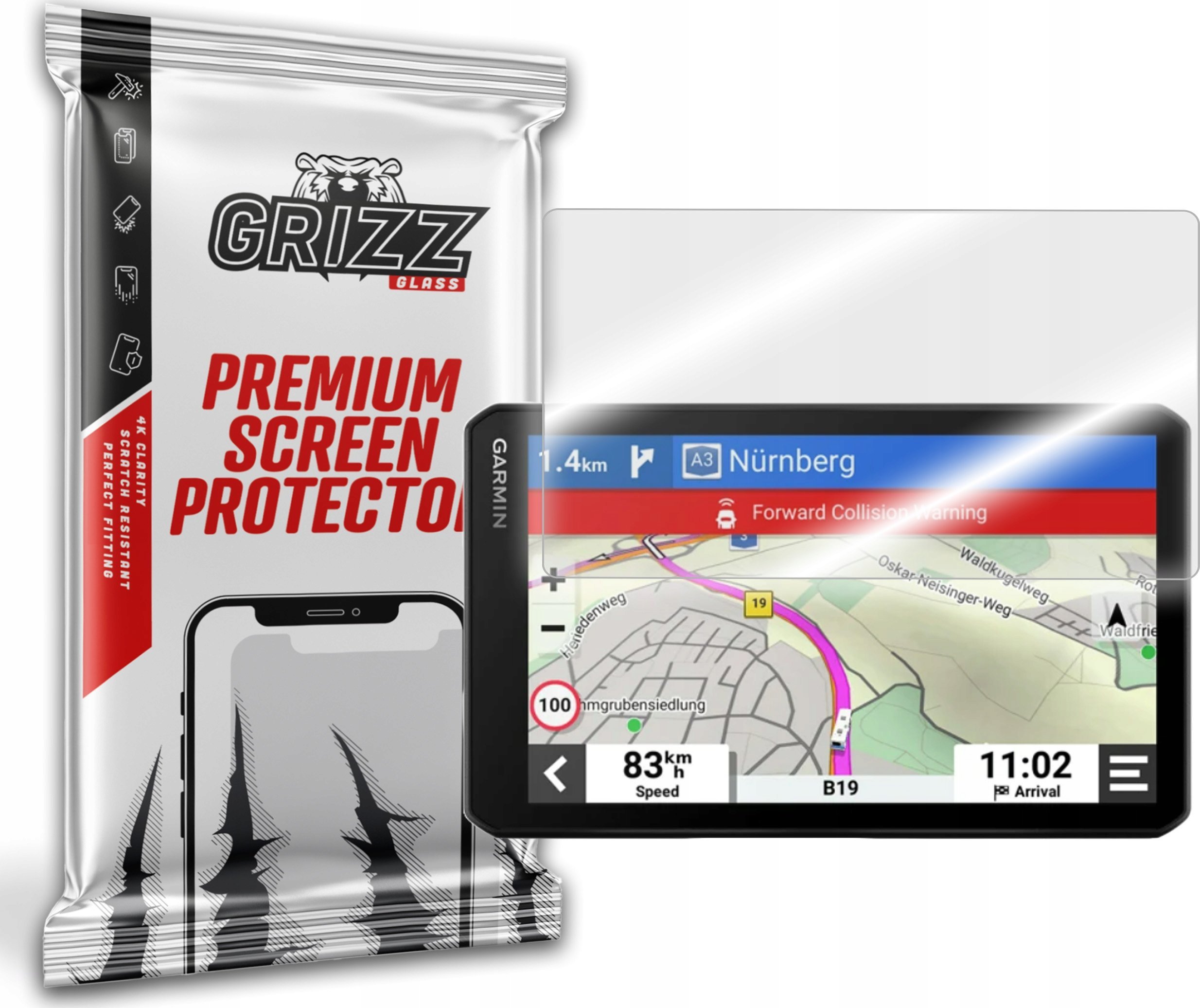 Filtr GrizzGlass   HybridGlass Garmin CamperCam 795