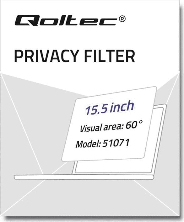 Filtr Qoltec Filtr prywatyzujący RODO do