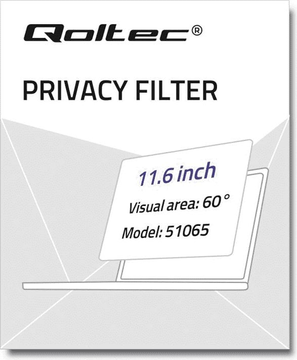 Filtr Qoltec Qoltec Filtr prywatyzujący RODO