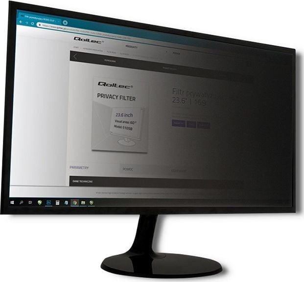 Filtr Qoltec Qoltec Filtr prywatyzujący RODO