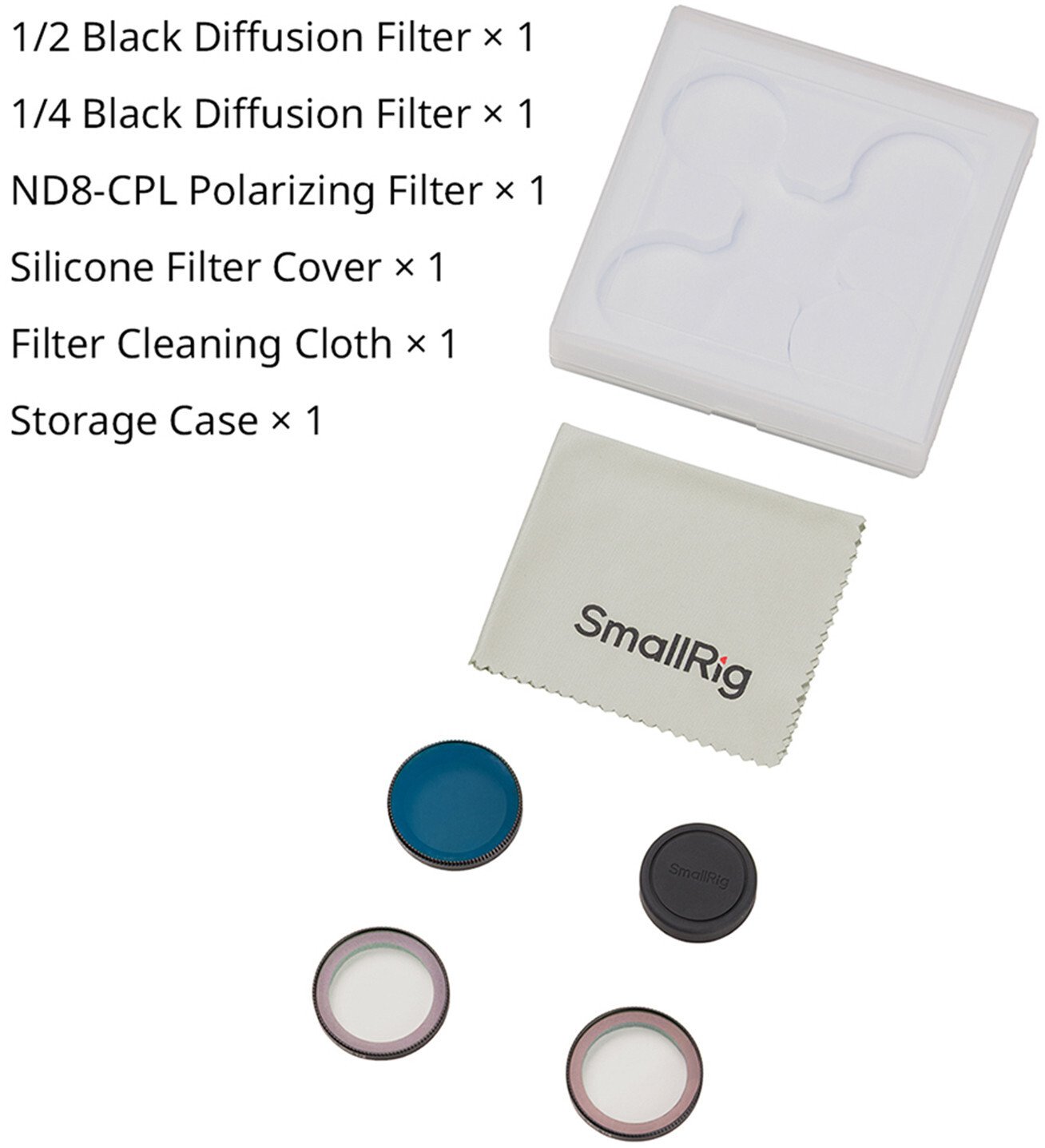Filtr SmallRig 1/2 & 1/4 Black