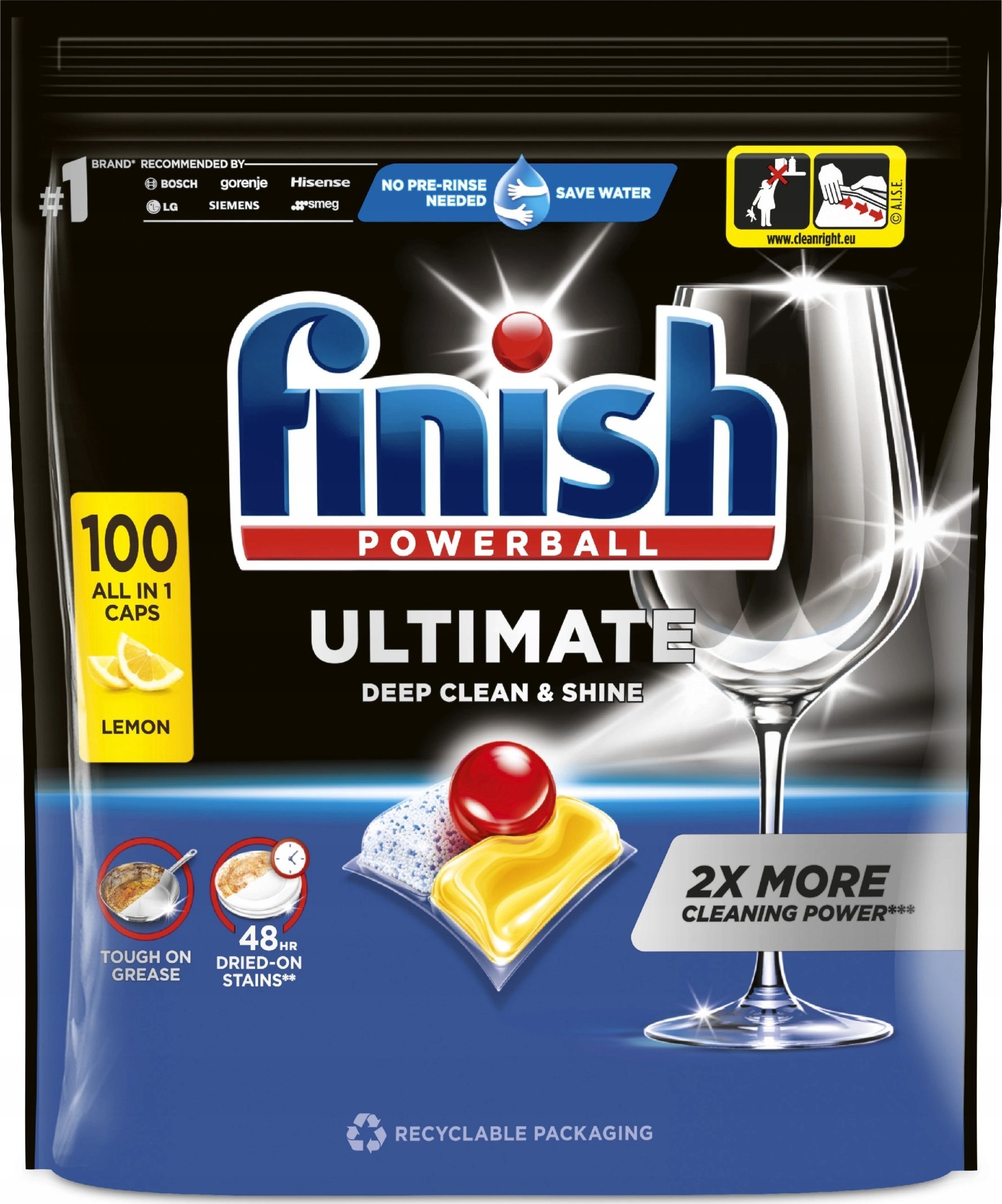 Finish Tabletki do zmywarki Powerball Ultimate