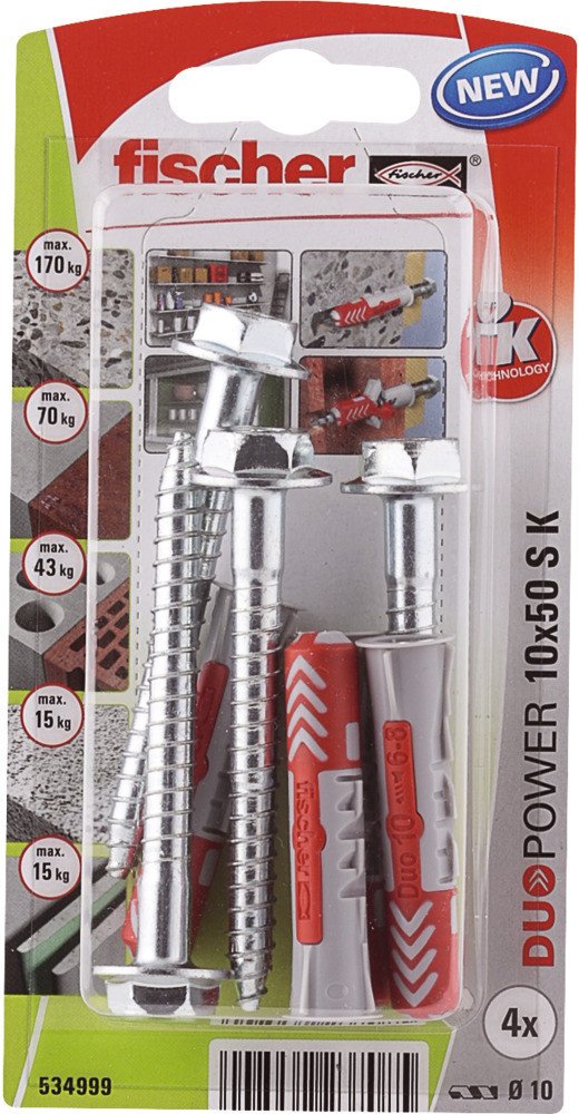 Fischer Two-component dowel with screw 10x50