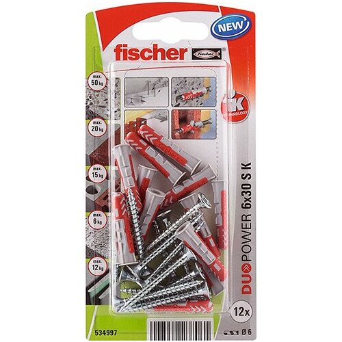 Fischer Two-component dowel with screw 6x30
