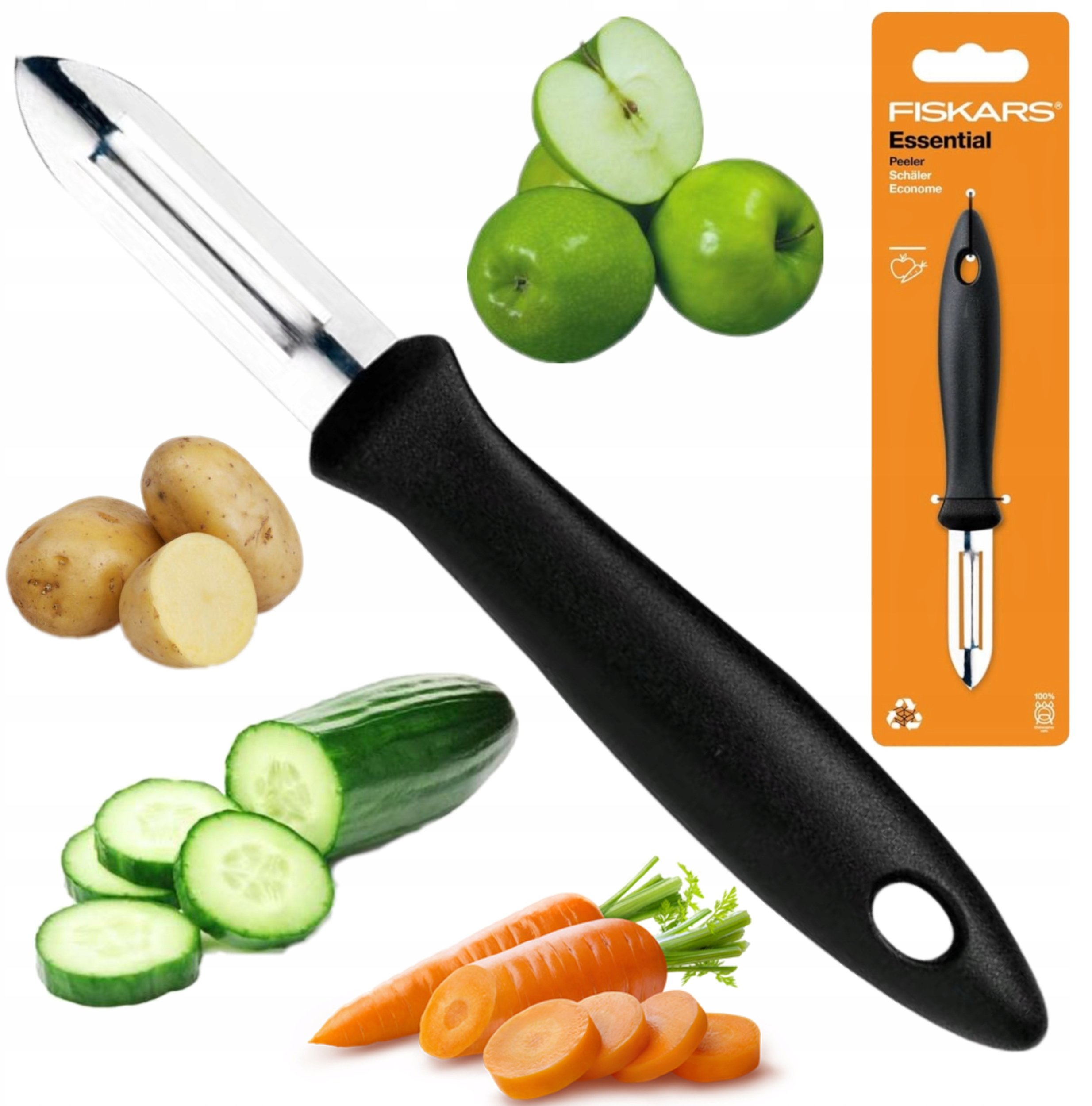 Fiskars ESSENTIAL PEELER 6CM 1065585 |