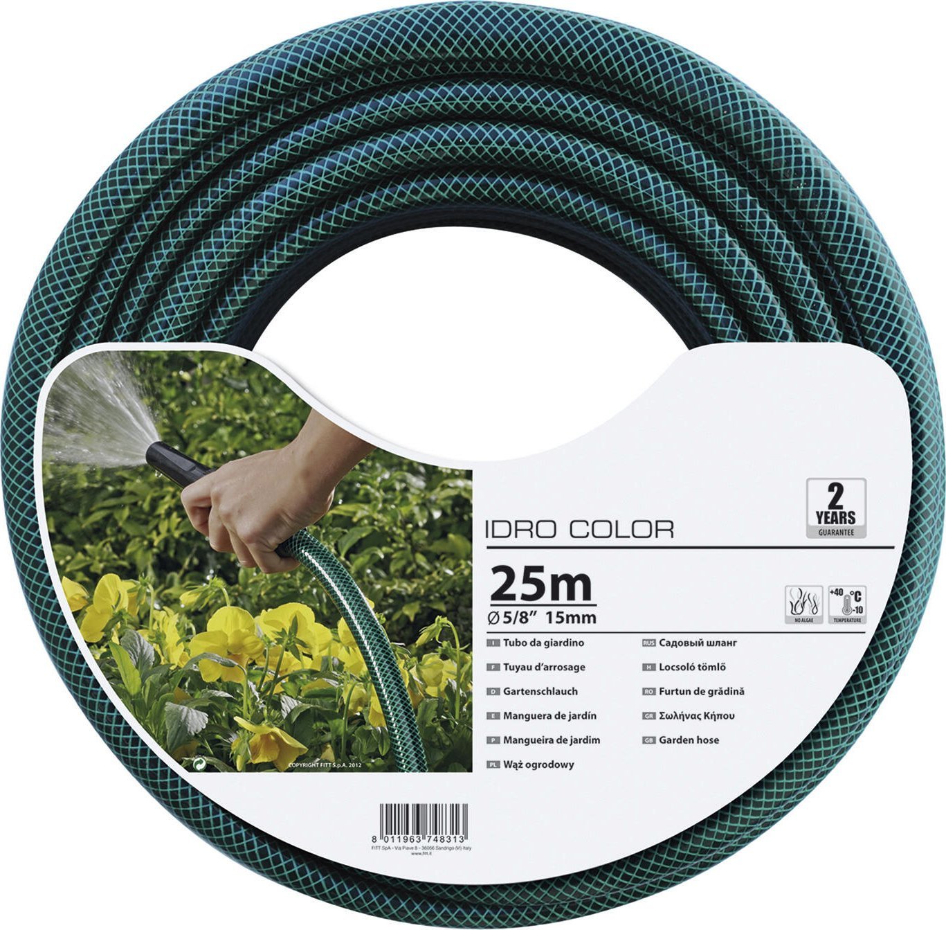 FITT GARDEN HOSE IDRO COLOR D15MM