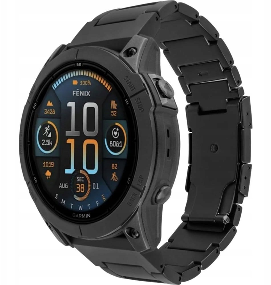 Fixed Tytanowy Titanium do Garmin QuickFit