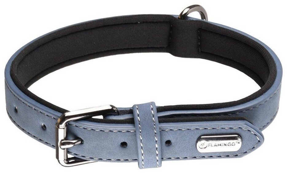 FLAMINGO o Dog collar DELU blue