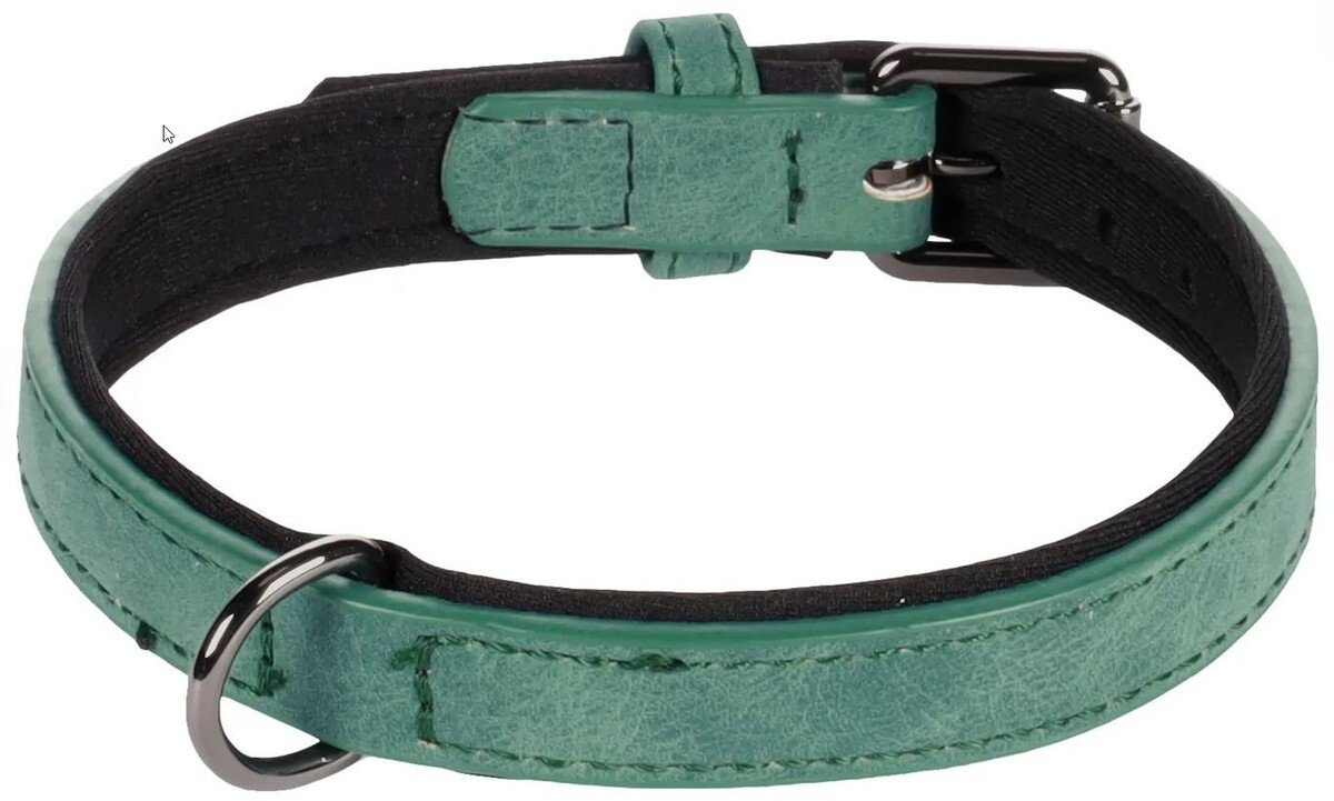 FLAMINGO o Dog collar DELU green