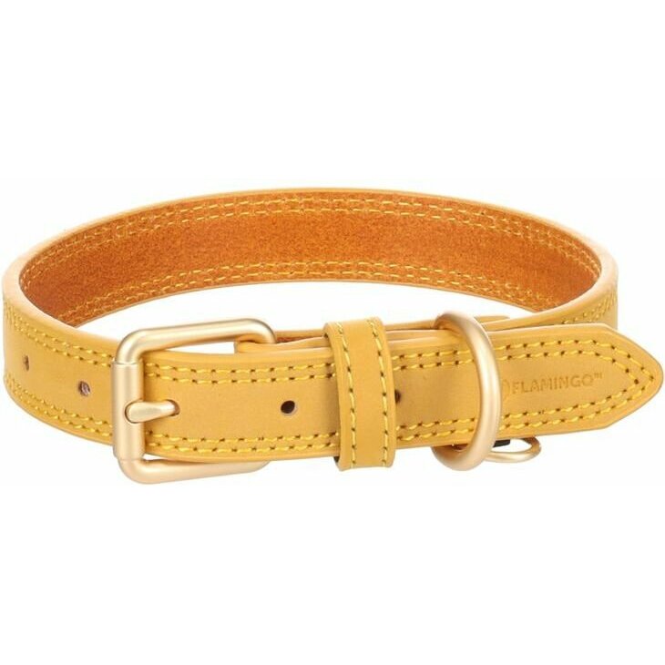 FLAMINGO o Dog collar Virginia yellow
