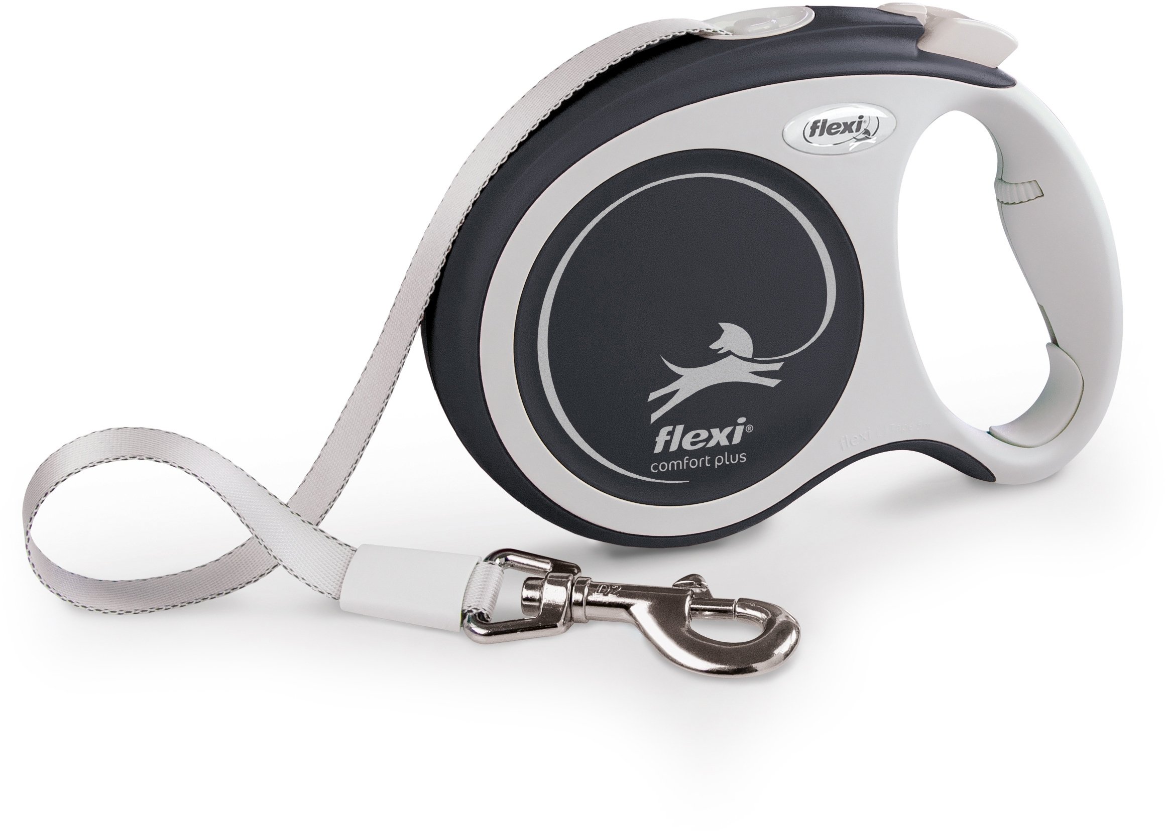 Flexi Comfort Plus, smycz ,psa, antracyt