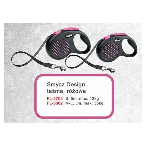 Flexi Smycz Black Design M  5