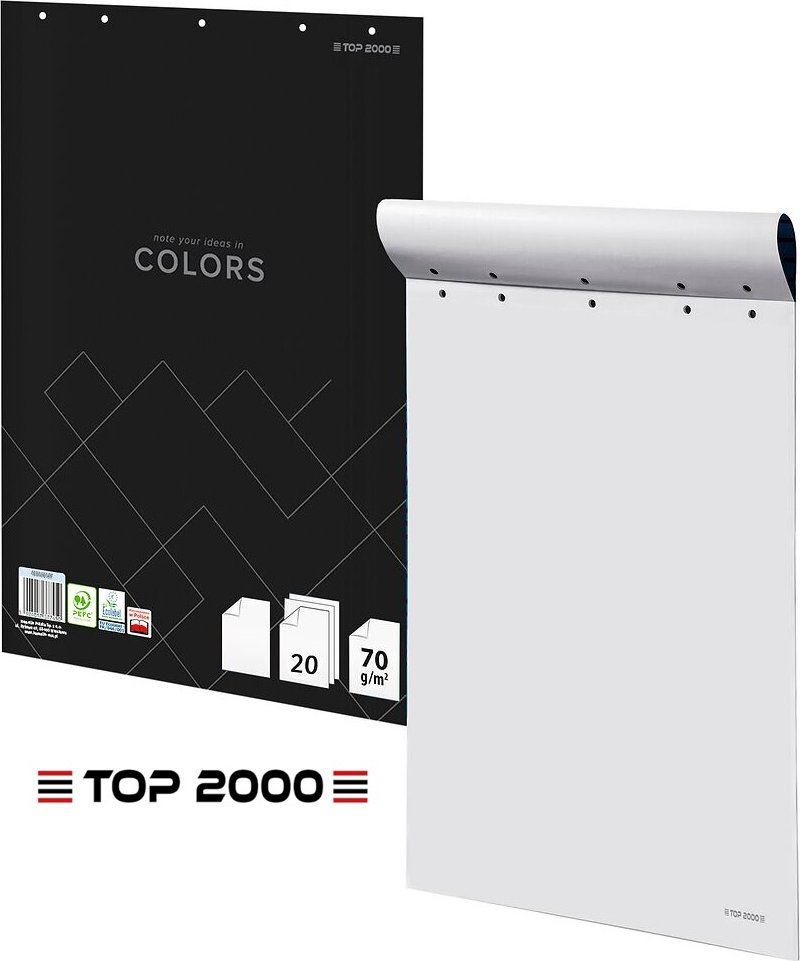 Flipchart TOP-2000 do flipchartu Colors 64x90cm