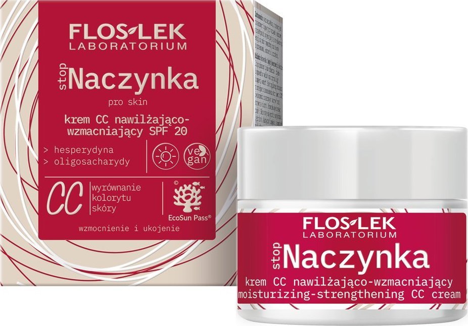 FLOS-LEK Floslek stopNaczkrem CC nawilżająco-wzmacniający SPF20