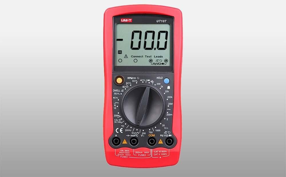 Fluke Multimetr  testowanie  diod UNI-T (UT107)