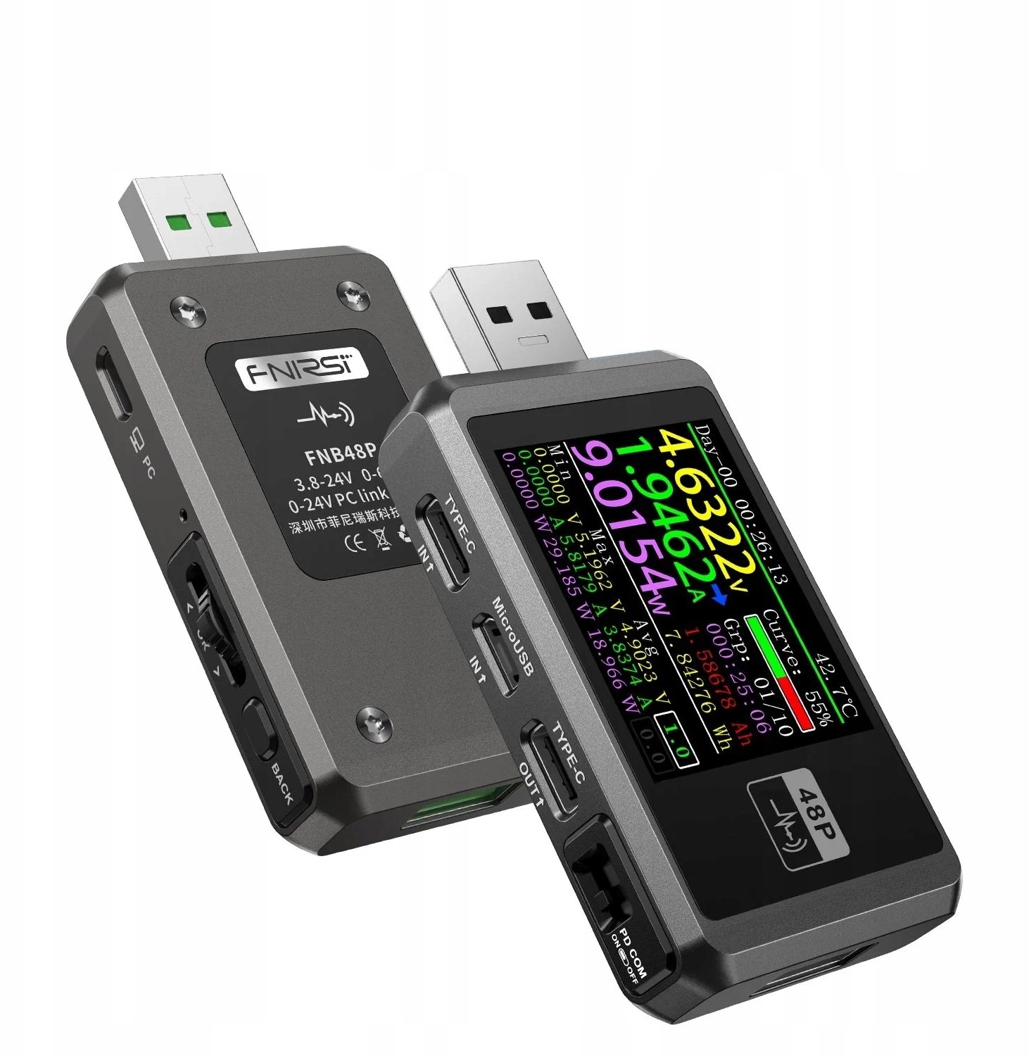 Fnirsi Tester portu USB FNIRSI FNB48P
