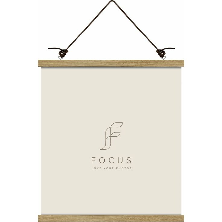 Focus Poster Hanger Magnetic Oak 31cm