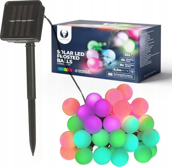 Forever Light LED MLECZNE KULKI girlanda