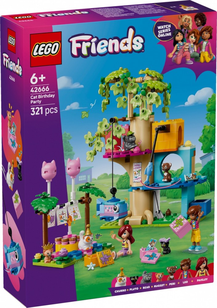 LEGO FRIENDS 42666 Cat Birthday Party