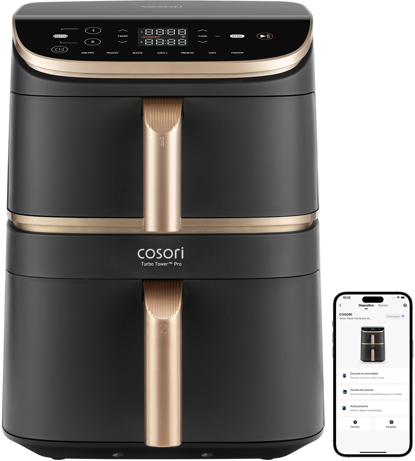 Beztłuszczowa Cosori Turbo Tower Pro Smart