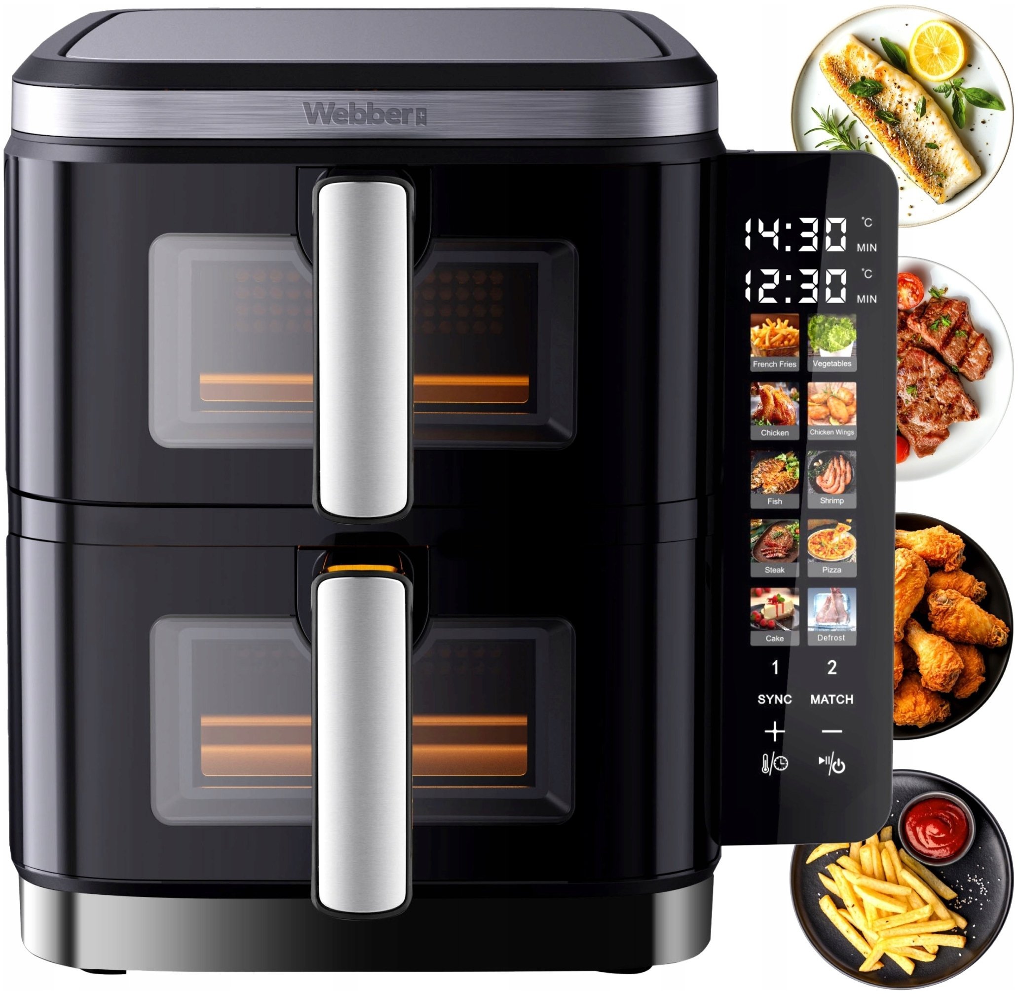 Beztłuszczowa Webber FRYTKOWNICA   BEZTŁUSZCZOWA AIR FRYER