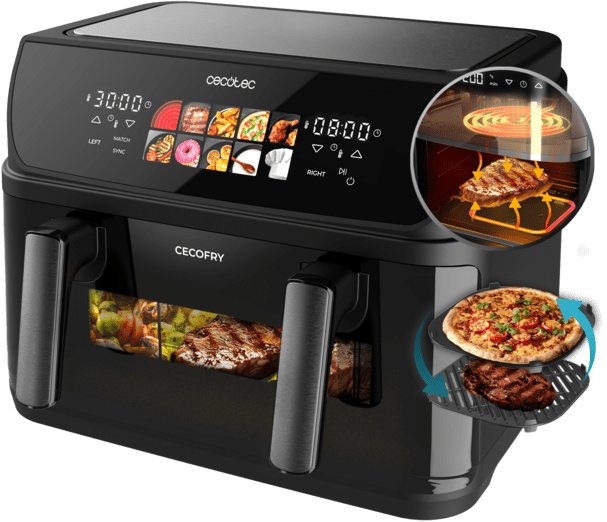 Beztłuszczowa Cecotec Cecofry&Grill Duoheat 10000 (Cecotec)