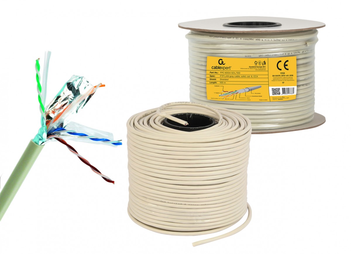 Gembird CAT6 FTP 100m networking cable