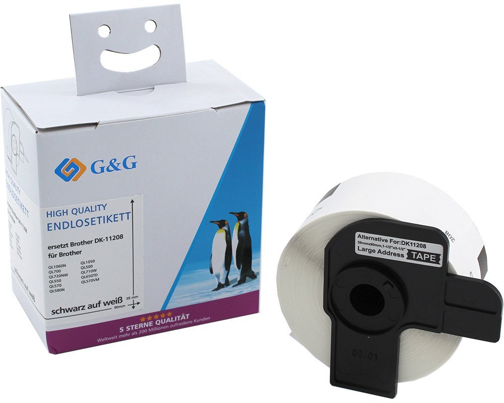 TEXI G&G Etykiety 3x 90mm sw-ws