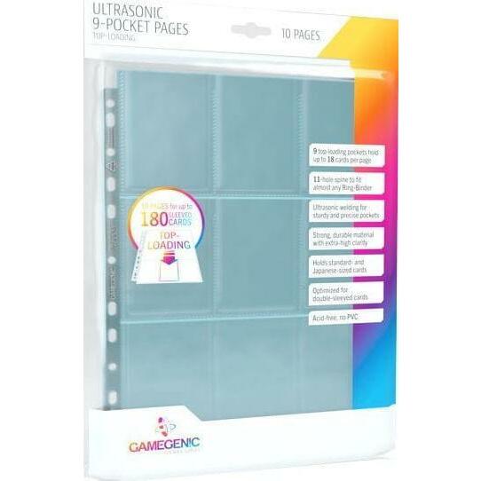 Gamegenic Gamegenic: Ultrasonic 9-Pocket Pages Toploading