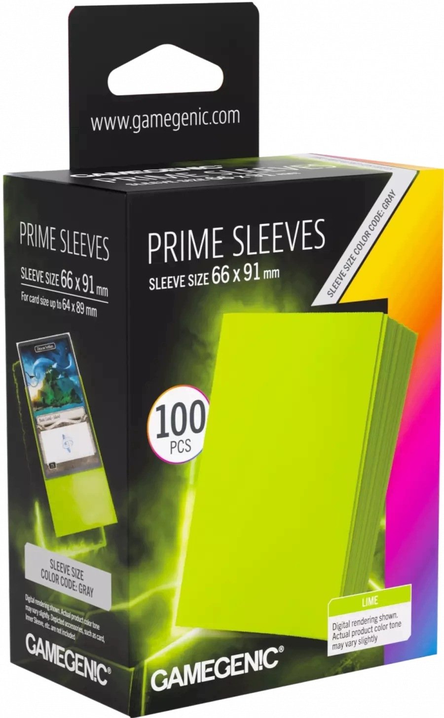 Gamegenic : Prime Sleeves (66x91 mm)