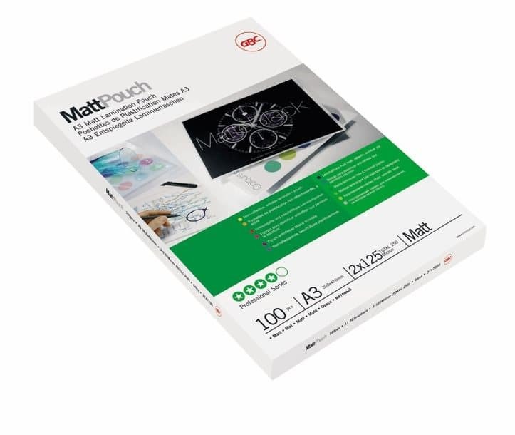 GBC G:Lam.Pouch A3 125Mic 100pcs