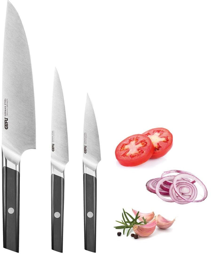 Gefu ACURO Knife-Set 3-pcs Chef- All-Purpose