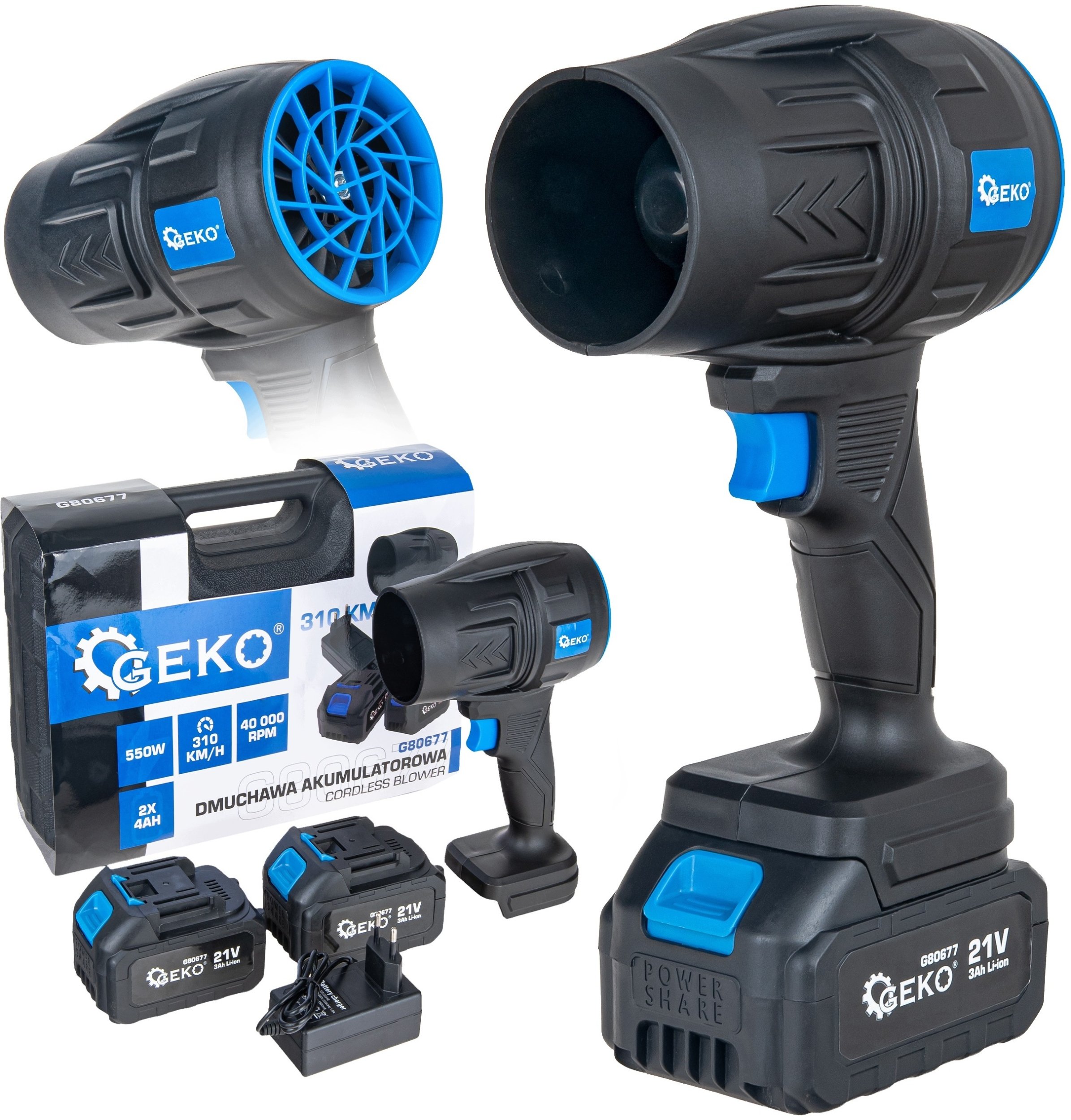 Geko Portable 2x4.0Ah 21V (5903418306564)