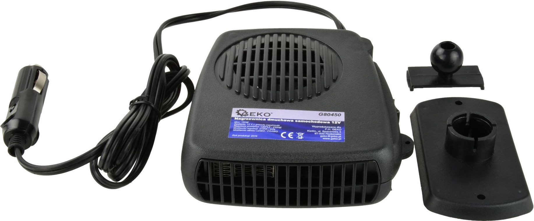 Geko Nagrzewnica/dmuchawa owa 12V (G80450) |