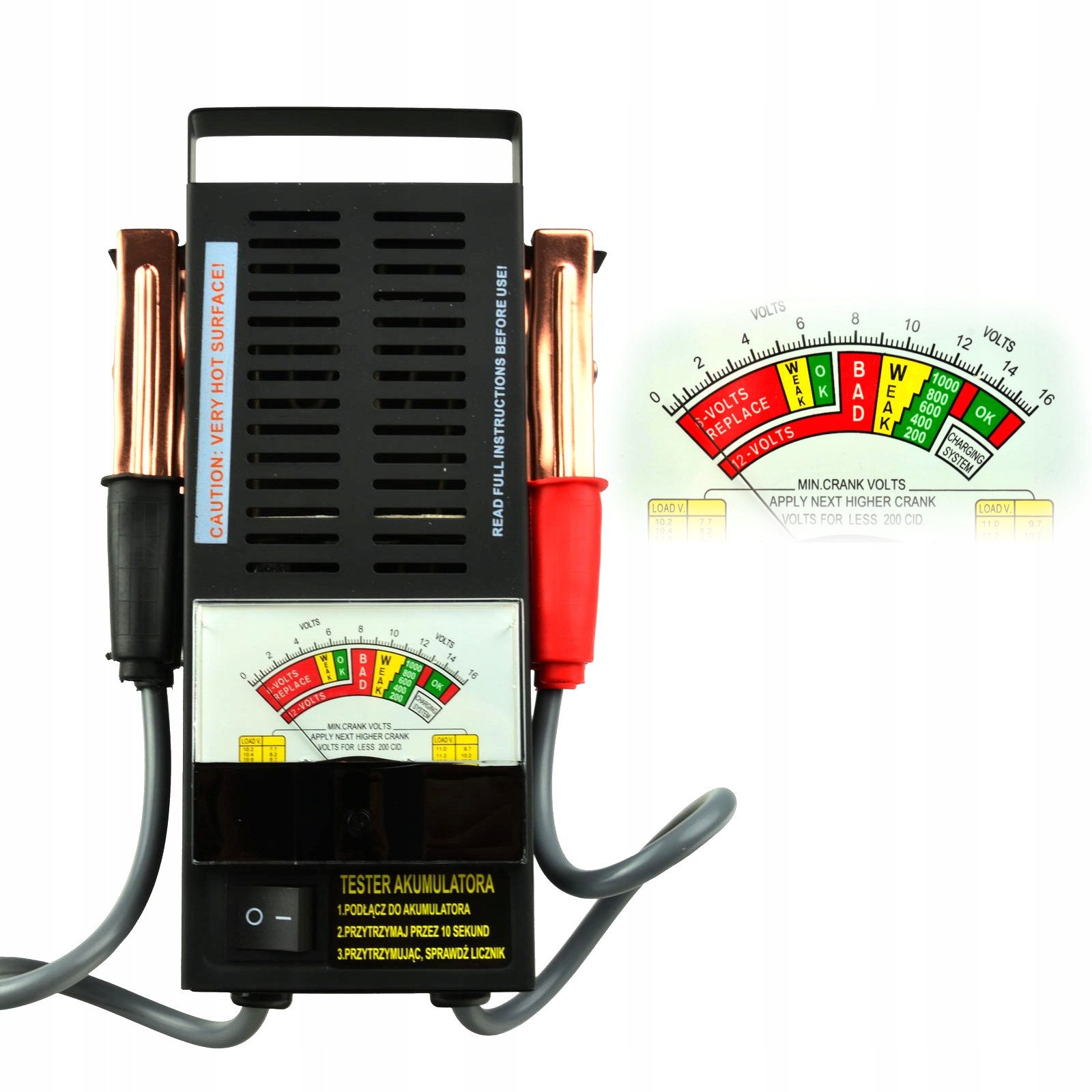 Geko Tester analogowy do dzania  6/12V(10)